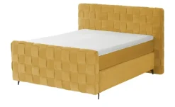 Wohnwert Boxspringbett Tefla | Senfgelb, 160 cm
