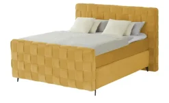 Wohnwert Boxspringbett Tefla | Senfgelb, 160 cm