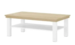 Wohnwert Couchtisch Carré | Weiß, Asteiche | Höffner