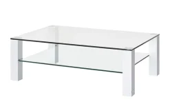 Wohnwert Couchtisch Quatro | 80 cm, Weiß, matt