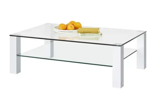 Wohnwert Couchtisch Quatro | 80 cm, Weiß, matt