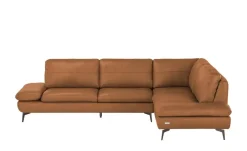 Wohnwert Ecksofa Amarena | Cognacbraun, rechts