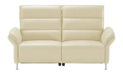 Wohnwert Einzelsofa Leder Marlena | Creme, ohne