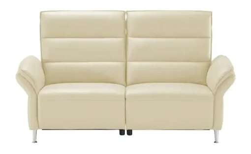 Wohnwert Einzelsofa Leder Marlena | Creme, ohne
