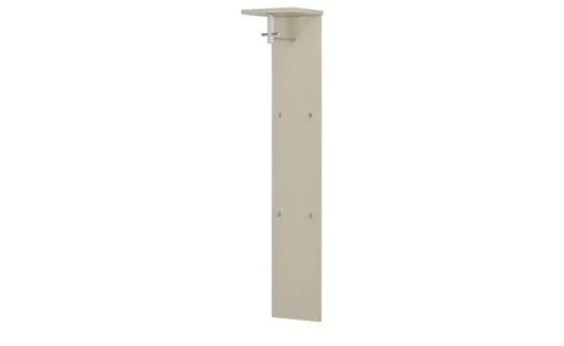 Wohnwert Garderobenpaneel Nicolo | Taupe, matt