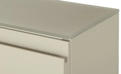 Wohnwert Hängeschuhschrank Nicolo | Taupe, matt, 110 cm