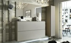 Wohnwert Hängeschuhschrank Nicolo | Taupe, matt, 160 cm