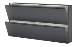 Wohnwert Hängeschuhschrank Nicolo | Anthrazit, matt, 160 cm