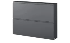 Wohnwert Hängeschuhschrank Nicolo | Anthrazit, matt, 110 cm