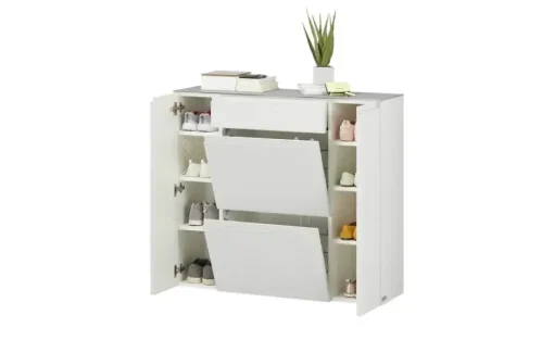Wohnwert Hängeschuhschrank Nicolo | Weiß, matt