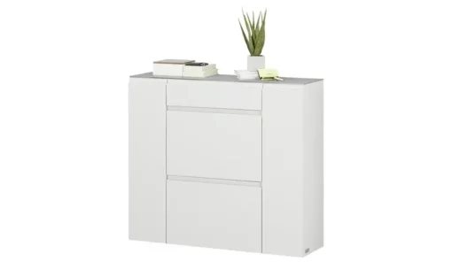 Wohnwert Hängeschuhschrank Nicolo | Weiß, matt