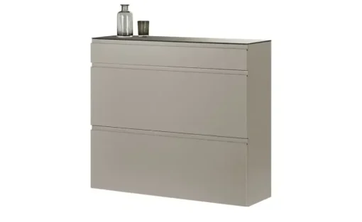 Wohnwert Hängeschuhschrank Nicolo | Taupe, matt