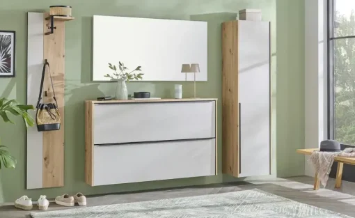 Wohnwert Hängeschuhschrank Arca | Eiche (Nachbildung), Sand