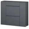 Wohnwert Hängeschuhschrank Nicolo | Anthrazit, matt
