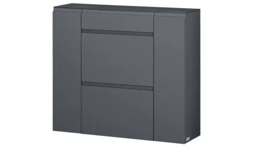 Wohnwert Hängeschuhschrank Nicolo | Anthrazit, matt