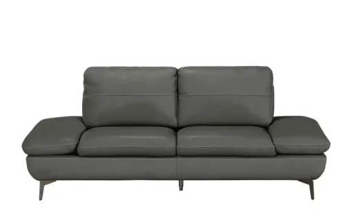 Wohnwert Ledersofa Amarena | 2, Dunkelgrau | Höffner