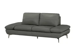 Wohnwert Ledersofa Amarena | 2, Dunkelgrau | Höffner