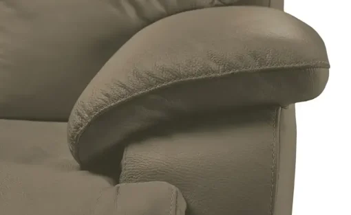 Wohnwert Ledersofa aus Echtleder Ambra | Taupe