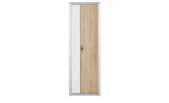 Wohnwert Mehrzweckschrank Intro | Weiß, Eiche Sonoma (Nachbildung)