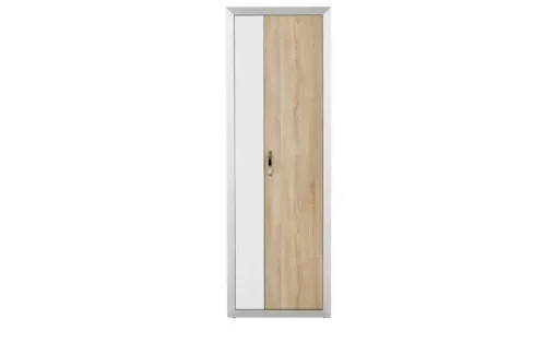 Wohnwert Mehrzweckschrank Intro | Weiß, Eiche Sonoma (Nachbildung)