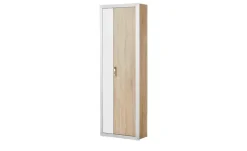 Wohnwert Mehrzweckschrank Intro | Weiß, Eiche Sonoma (Nachbildung)