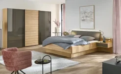 Wohnwert Schwebetürenschrank teilmassiv Alessandria | Basic, 250 cm