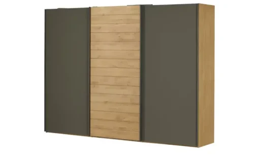 Wohnwert Schwebetürenschrank teilmassiv Alessandria | Basic, 250 cm