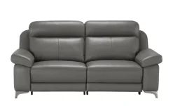 Wohnwert Sofa 3-sitzig mit elektrischer Relaxfunktion Arianna | Dunkelgrau