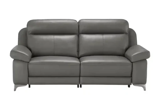 Wohnwert Sofa 3-sitzig mit elektrischer Relaxfunktion Arianna | Dunkelgrau