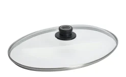 WOLL Sicherheitsglasdeckel | oval (38 x 28,4 cm)