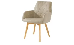 Woodford Armlehnstuhl Bristol | Sand, Mikrofaser