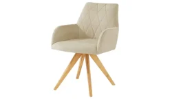 Woodford Armlehnstuhl Bristol | Creme, Webstoff
