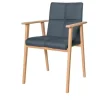 Woodford Armlehnstuhl mit Steppung Anni | Blau