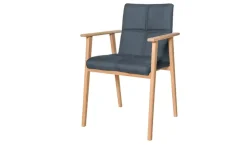 Woodford Armlehnstuhl mit Steppung Anni | Blau