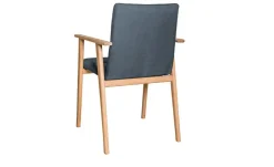 Woodford Armlehnstuhl mit Steppung Anni | Blau
