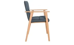 Woodford Armlehnstuhl mit Steppung Anni | Blau