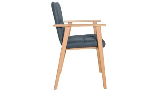 Woodford Armlehnstuhl mit Steppung Anni | Blau