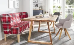 Woodford Armlehnstuhl  mit Massivholzgestell Moreda | Anthrazit, Armlehne