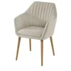 Woodford Armlehnstuhl Shell | Webstoff, Beige | Höffner