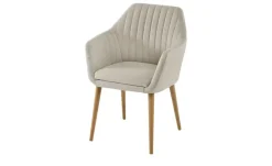 Woodford Armlehnstuhl Shell | Webstoff, Beige | Höffner
