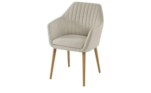 Woodford Armlehnstuhl Shell | Webstoff, Beige | Höffner