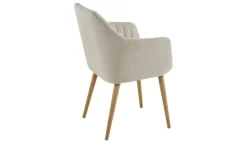 Woodford Armlehnstuhl Shell | Webstoff, Beige | Höffner