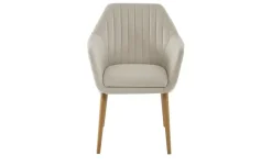 Woodford Armlehnstuhl Shell | Webstoff, Beige | Höffner
