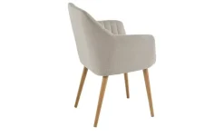 Woodford Armlehnstuhl Shell | Flachgewebe, Beige