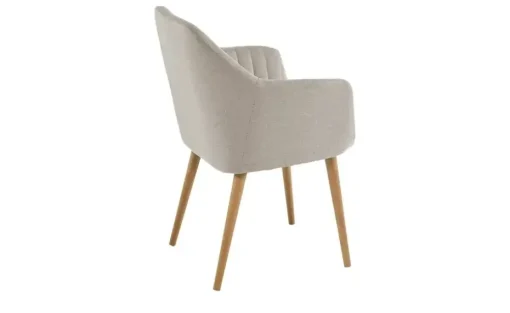 Woodford Armlehnstuhl Shell | Flachgewebe, Beige