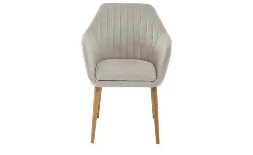 Woodford Armlehnstuhl Shell | Flachgewebe, Beige