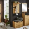 Woodford Dielenschrank Lina | Eiche, Schwarz | Höffner