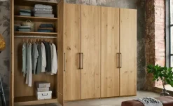 Woodford Drehtürenschrank, 6-türig teilmassiv Smilla | ohne Passepartoutrahmen, 216 cm