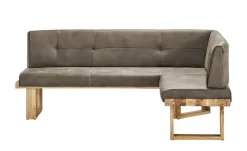 Woodford Eckbank  massiv Alina | Braun, ca, 205 x 155 cm