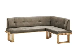 Woodford Eckbank  massiv Alina | Braun, ca, 205 x 155 cm